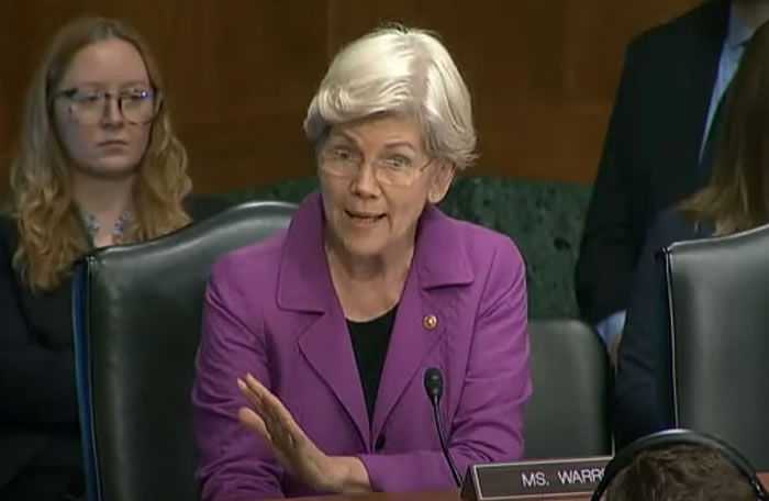 Elizabeth Warren phát biểu tại Ủy ban Ngân hàng, Nhà ở và Các vấn đề đô thị Thượng viện