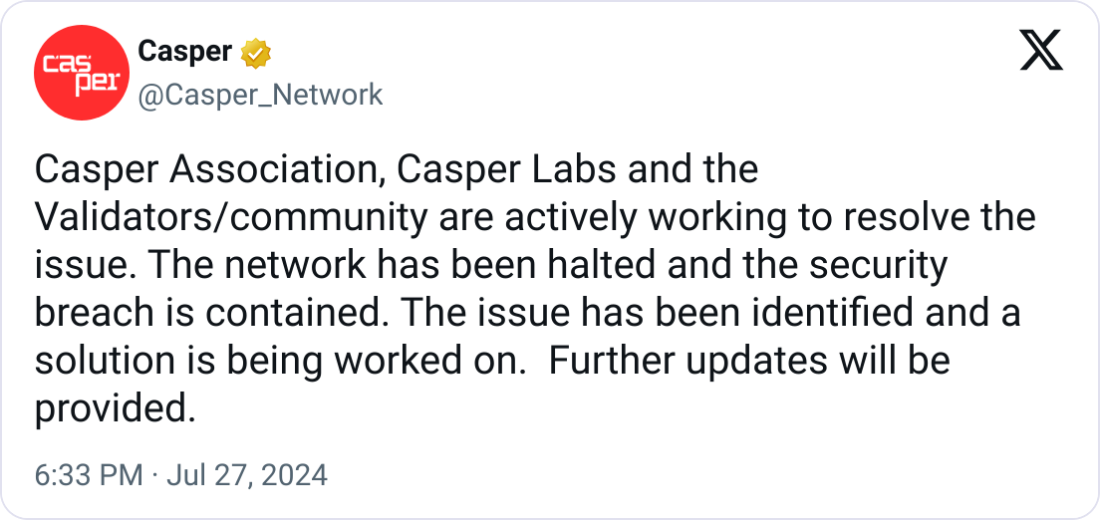 Nguồn: Casper Network