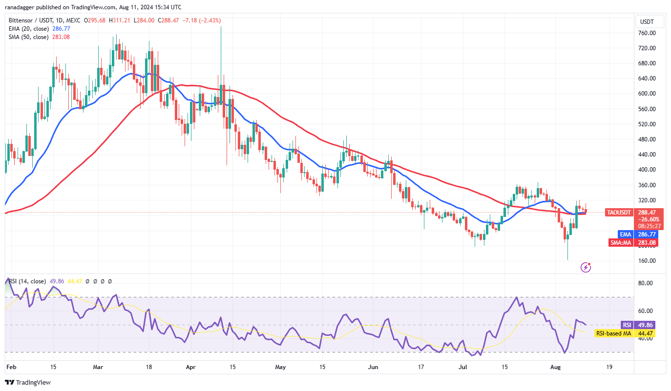 TAO/USDT daily chart