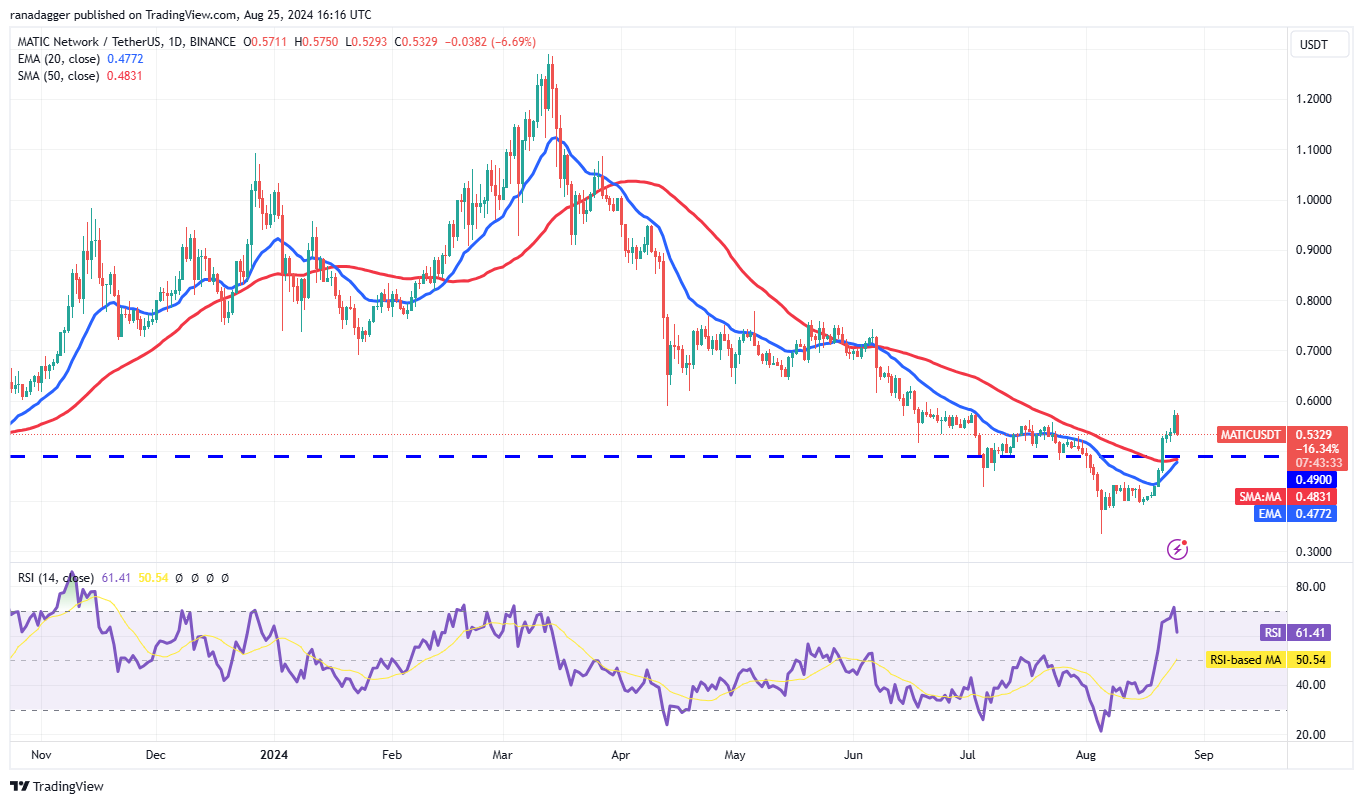 MATIC/USDT daily chart