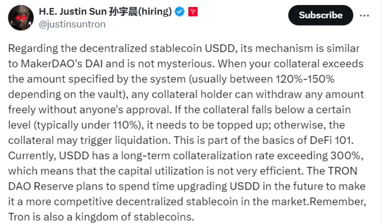 Nguồn: Justin Sun