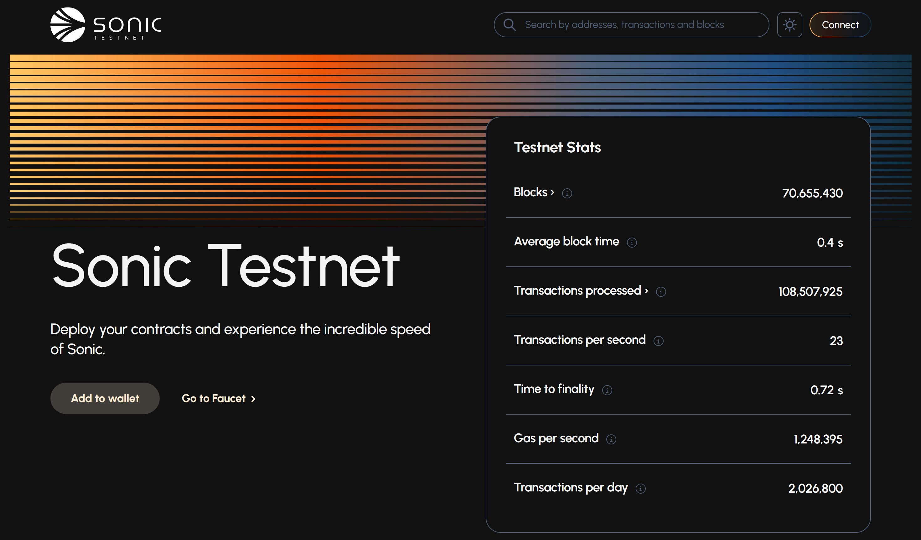 Sonic testnet, số liệu hoàn tất. Nguồn: Andre Cronje